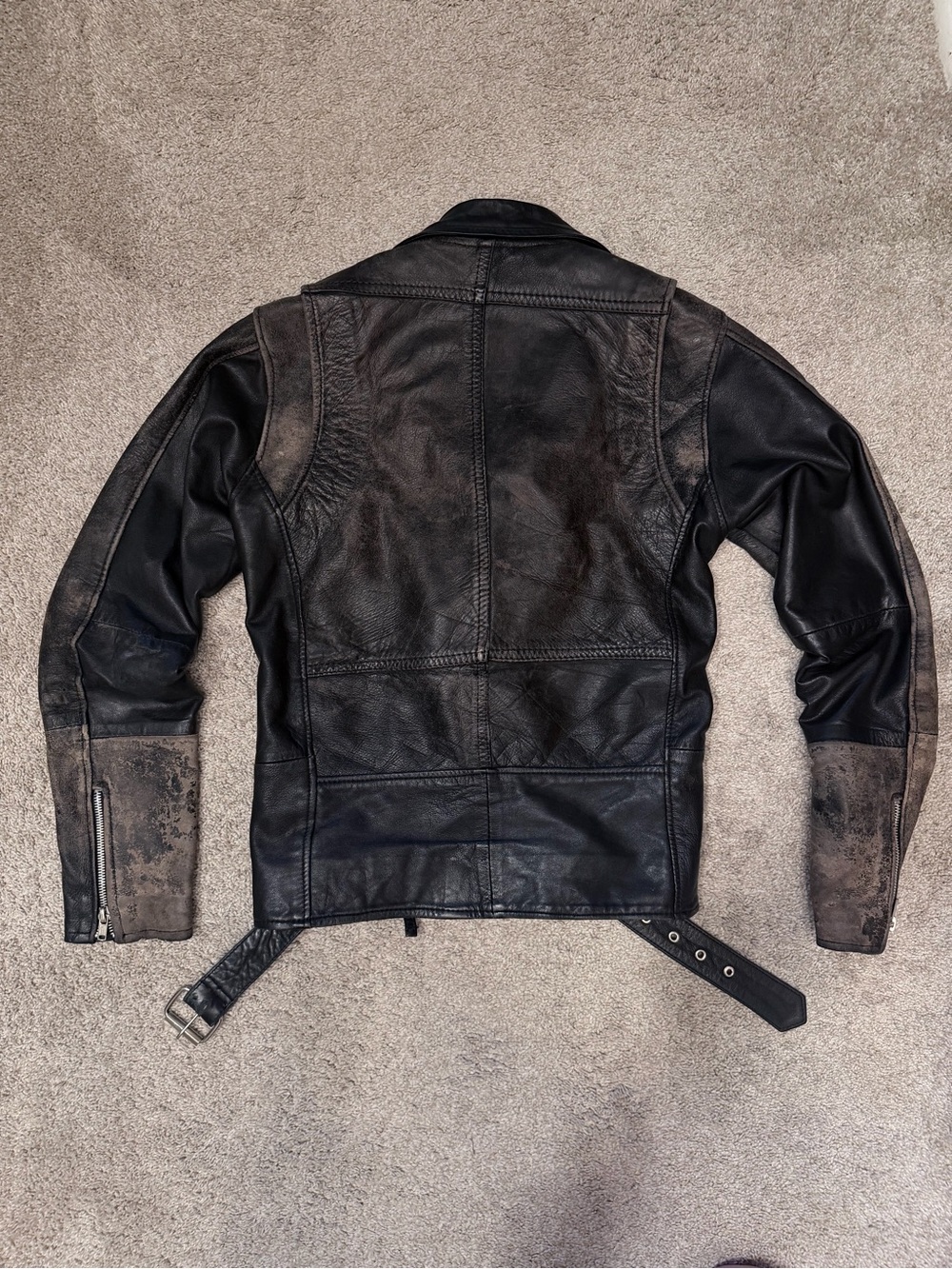 Vintage Pele Che Coco Black Leather Moto Jacket - Women’s Small - Picture 2 of 7